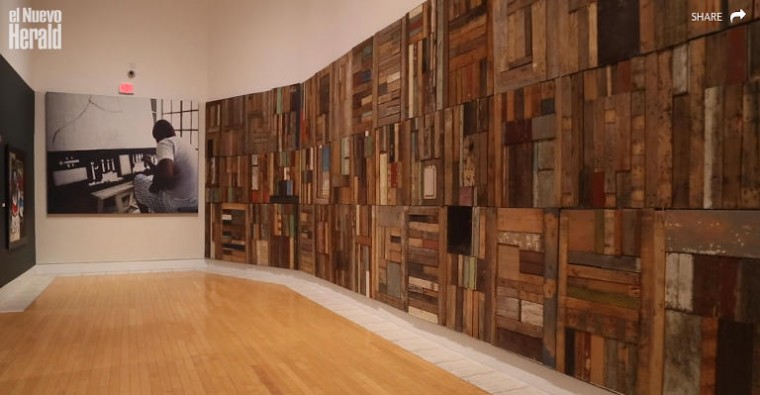 Vista parcial de la exposición ‘Diago The Past of this Afro Cuban Present’, Lowe Art Museum de la Universidad de Miami