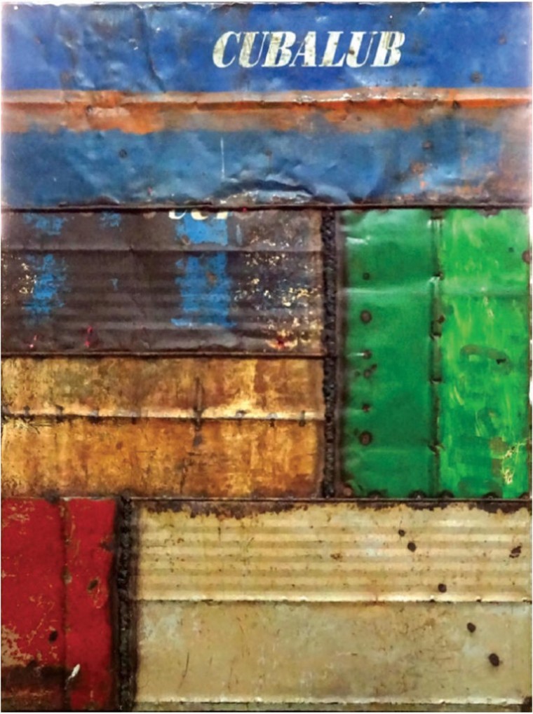 Juan Roberto Diago: De la Serie Variaciones de Oggun, No. 1, 2013, mixed media on metal, 78 by 59 inches; at Lowe Art Museum. COURTESY MAGNAN METZ GALLERY, NEW YORK.