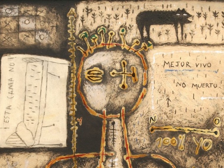 Fragmento de la obra "Aquí no gana nadie", de Roberto Diago. Foto: cortesía de los organizadores